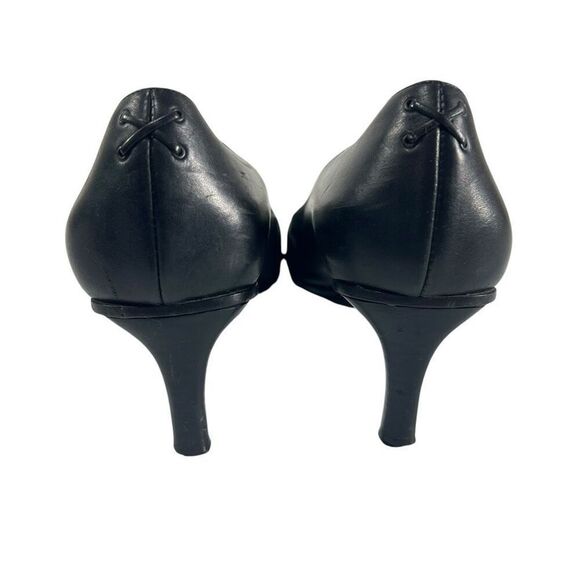 Gucci Pumps Size 37C IT / Sz 7 US Black Leather Slip-On - Picture 5 of 12